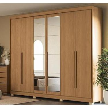 Imagem de Guarda Roupas N566 6pts 6gav Canela Cod: 322.472 - Kappesberg