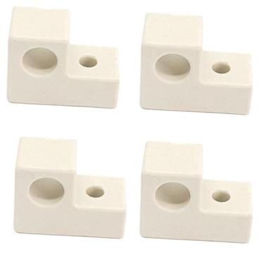 Imagem de Kit Com 4 Suporte Isolador Louça Resistência Forno Elétrico - MORUMBI