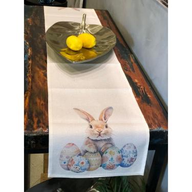 Imagem de Caminho De Mesa Coe Beg Ovo Clr 167Cm (Roupa De Mesa) C/1 Un