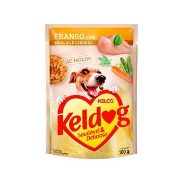 Imagem de Ração Úmida Keldog Frango Com Ervilha e Cenoura 100g - Kelco