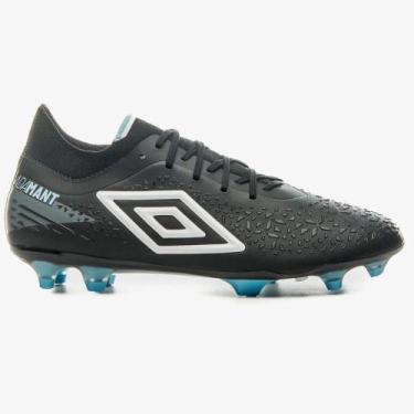Imagem de Chuteira Campo Adamant Pro Umbro Unissex Cor:Preto+BrancoTamanho:35Gên