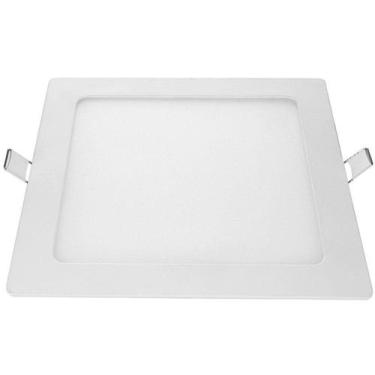 Imagem de Plafon LED de Embutir Quadrado 18W Avant - 858101378 Branco