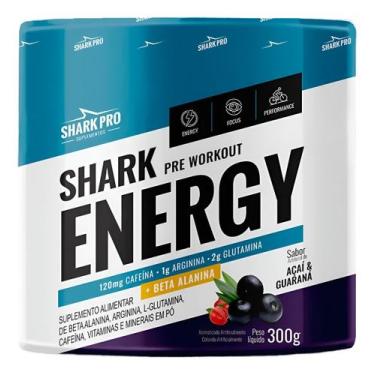 Imagem de Pré Treino Energy Shark Pote 300g Shark Pro, Açaí e Guaraná