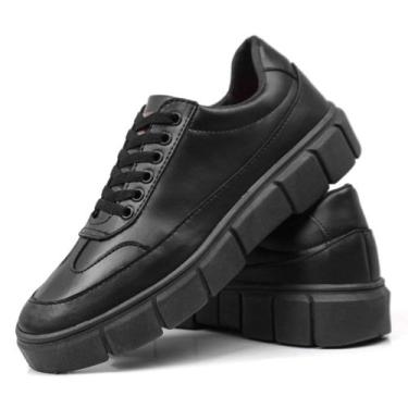 Imagem de Tênis Casual Masculino Estilo e Conforto Preto - STREET WALKER, 37