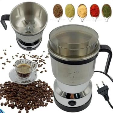 Imagem de Moedor de Café Elétrico OL-M77 para Grãos e Sementes com Lâminas em Aço Inoxidável Inox Higipack