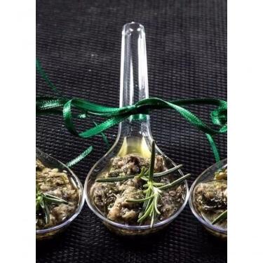 Imagem de Colher Indiana Descartável Brigadeiro Lembrancinha C-100 un Branco Transparente Higipack