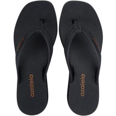 Imagem de Tamanco De Dedo Plataforma Azaleia Layla Feminino, Preto, 37