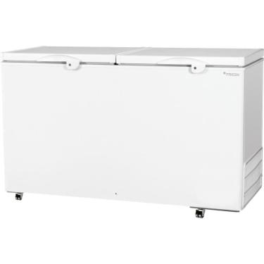 Imagem de Freezer Conservador Horizontal Fricon 503 Litros Dupla Ação Tampa de Chapa Branco HCED 503 C 220V