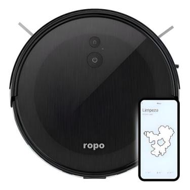 Imagem de Robô Aspirador Ropo Smart Pet, Anti Pelos Com Conectividade Cor Preto,
