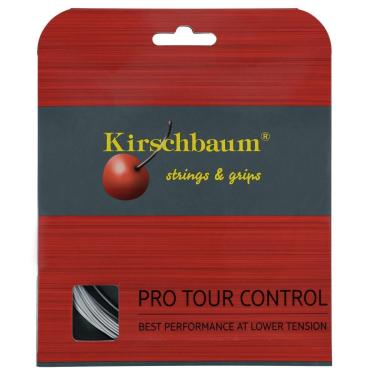 Imagem de Corda Kirschbaum Pro Tour Control 17L 1.23mm Set Individual Cinza-Unissex