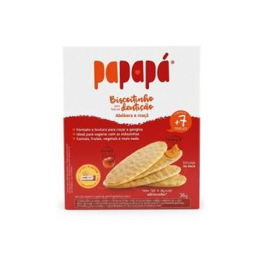 Imagem de Biscoito Infantil Dentição Maçã Abóbora 9uni de Sachê - Papapá