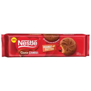 Imagem de Biscoito Recheado Peanut Butter Choco Cookies Nestlé 100g, Peanut Butt