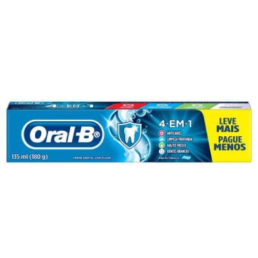 Imagem de Creme Dental Oral B 4 em 1 Total 180g