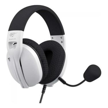 Imagem de Headset Gamer Havit Fuxi-h5 3.5mm Driver 50mm Preto/branco