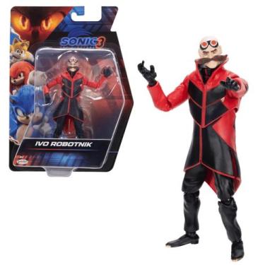 Imagem de Boneco Articulado Ivo Robotnik de 12cm Sonic 3 O Filme - Sunny Brinque