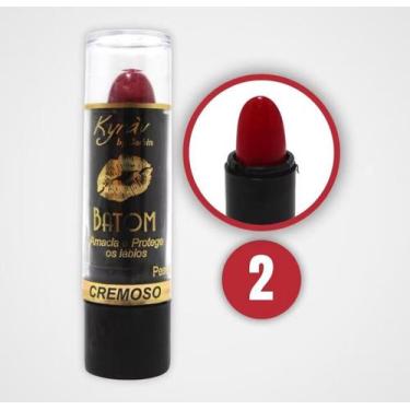 Imagem de Batom Vermelho Escuro Cremoso kyrav 
