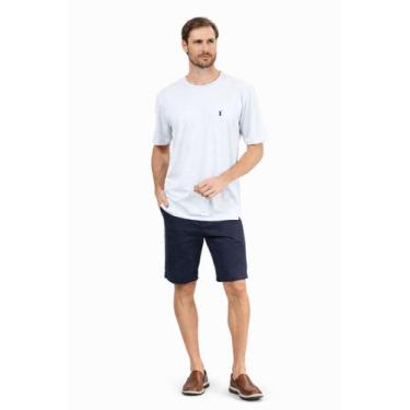 Imagem de Camiseta Plus Size Headplay Algodão e Poliéster Textura Linho  Confort