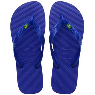 Imagem de Chinelo Havaianas Brasil, Azul naval, 39/40