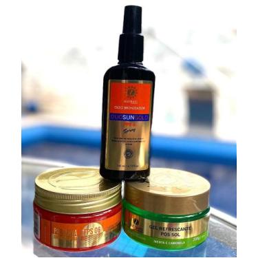 Imagem de Kit Bronze Completo - Óleo Bronzeador, Parafina Bronzeadora de Cenoura