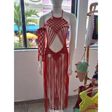 Imagem de Saida de praia 2 em 1 /Macrame - Pimentinha Ateliê 