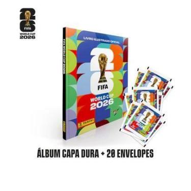 Imagem de Álbum Capa Dura + 20 Envelopes c/ 7 Figurinhas Cada - FIFA WORLD CUP 2