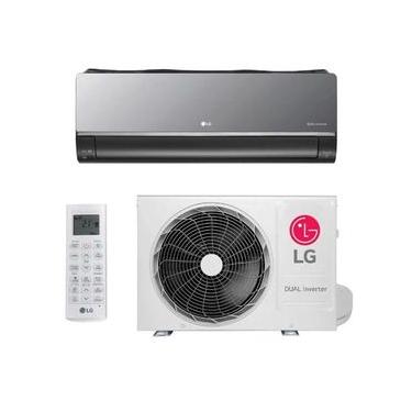 Imagem de Ar Condicionado Split Hi Wall LG Dual Voice Artcool 18000 BTUS Quente e Frio 220V Cinza