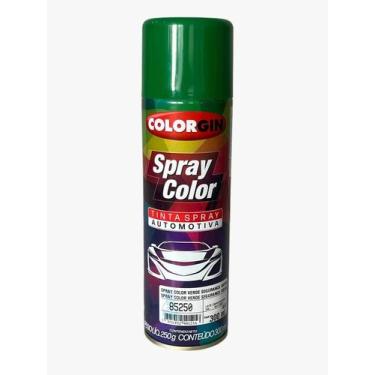 Imagem de Tinta spray automotivo colorgin cor verde seguranca 10gy6/6 300ml