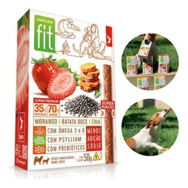 Imagem de Petisco Pet Fit Spin Morango batata Doce Chia 50g Cão
