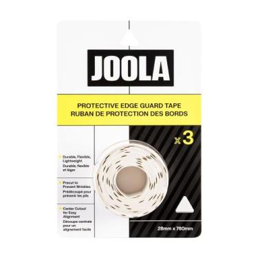 Imagem de Fita de Protecao de Borda JOOLA para Raquete Pickleball Cor:Black, Whi