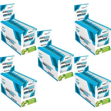 Imagem de Kit 5X Hydramaxi Isotônico em Pó - 25 Sachês 20g Maçã Verde - Sudract 