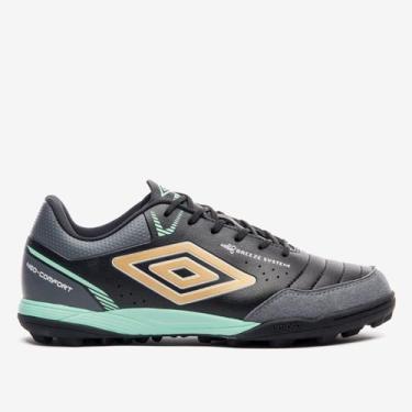 Imagem de Chuteira Society Umbro Neo-Comfort Unissex, Preto, 41