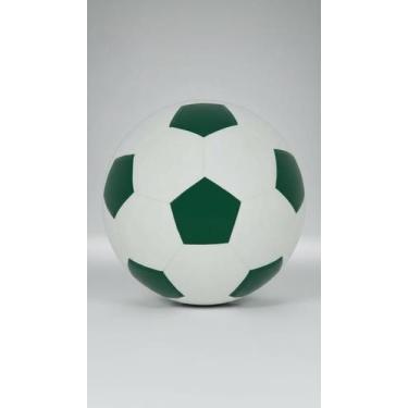 Imagem de Bola de Futebol Campo Cor Branco/Verde - Congratulations Store