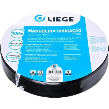 Imagem de Mangueira de Irrigação com Jato Lateral Liege 100m com Perfuração a Laser Azul Liege Cosmetics