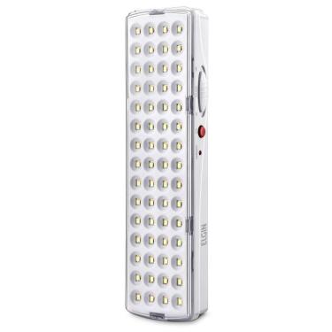 Imagem de Luminária de Emergência com 60 leds - Bivolt - 3W - Cor 6500K - Elgin 48LEM60L0000 V2