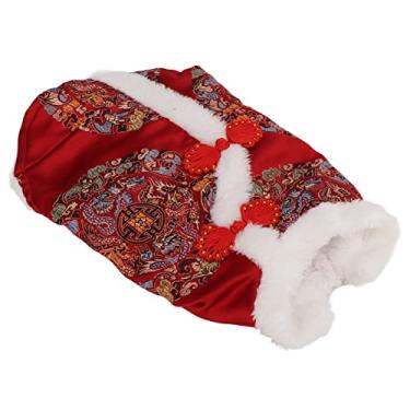 Imagem de Roupas para cães, aparência moderna, material de pelúcia para animais de estimação, adequado para cães para gatos (GG)