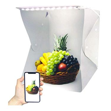 Imagem de Estúdio Fotográfico Vivitar Portátil 11” LED Light Box dobrável com fundo infinito