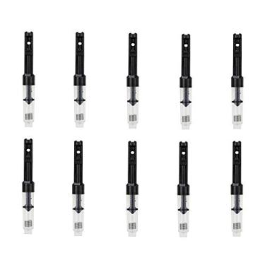 Imagem de Lanxivi 10 conversores de caneta-tinteiro universal, diâmetro do furo 2,6 mm, comprimento 55 mm, compatíveis com Jinhao, Duke e a maioria das canetas-tinteiro chinesas, pacote com 10 unidades