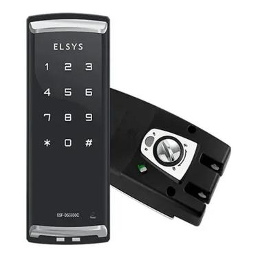 Imagem de Fechadura Elsys Digital De Sobrepor Para Porta - Esf-Ds3100C