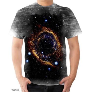 Imagem de Camiseta Camisa Olho Universo Galaxia Espaço Buraco Negro - Estilo Kra