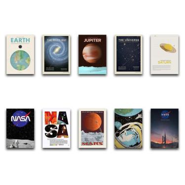 Imagem de Placas Decorativas Planetas Astronomia Decoração Mdf