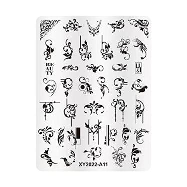 Imagem de Modelo De Transferência De Impressão De Estampagem De Unhas Art Ferramenta De Carimbo De Carimbo De Unha Padrão Para Manicure Home Home Halloween Natal
