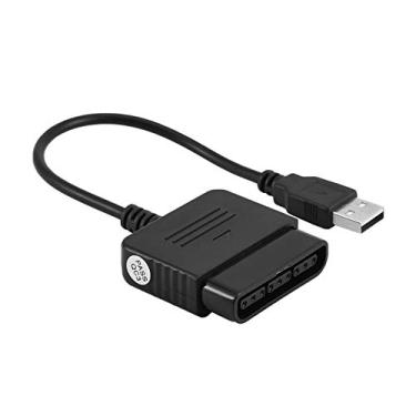 Cabo conversor adaptador USB para controle de jogos para PS2 para  acessórios de videogame de PC PS3