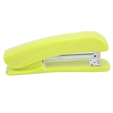 Imagem de Pssopp Half-Strip Stapler Aço Inoxidável Ajustável Grampeador Verde Bonito para Materiais de Escritório