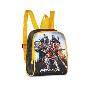 Imagem de Lancheira Térmica Infantil, Free Fire, Clio, Preto/Amarelo, P