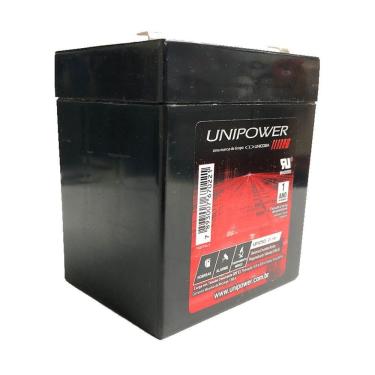 Imagem de Bateria Unipower Para Nobreak Up1250-06C013 F187 12V 5.0Ah