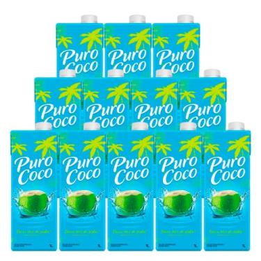 Imagem de Água de Coco Puro Coco 1l 12 Unidades