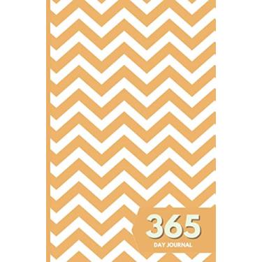 Imagem de 365 Day Journal: Unlined and Undated Daily Diary - 5.5in x 8.5in | Zigzags Cover: A whole year of daily journal ideal gift for friends and family