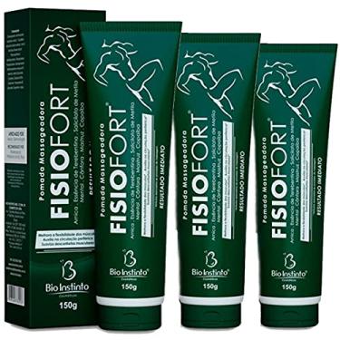 Imagem de Kit com 3 Pomada Massageadora FisioFort 150g Cada