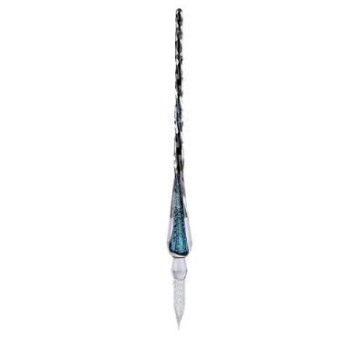 Imagem de Caneta de escrita com suporte de caneta de tinta, conjunto de canetas-tinteiro, caneta de mergulho, caneta-tinteiro de cristal para escrever para desenhar (azul lago)