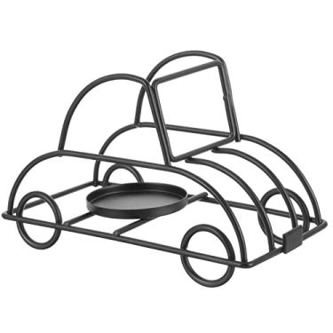 Imagem de Suporte de velas para carrinho, suporte de velas vintage para luz de chá, suporte de velas decorativo, suporte criativo para velas, estátua, suporte para luz de chá, candelabros de metal para escritór